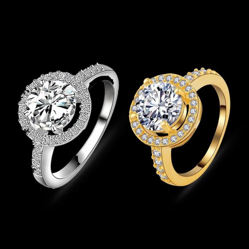 Bague femme argent zircon - argent,