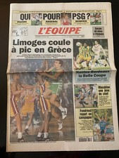 L'Equipe Journal 18/03/1994;  Limoges coule/ Qui pour le PSg ?/ Fondriest/ Macab
