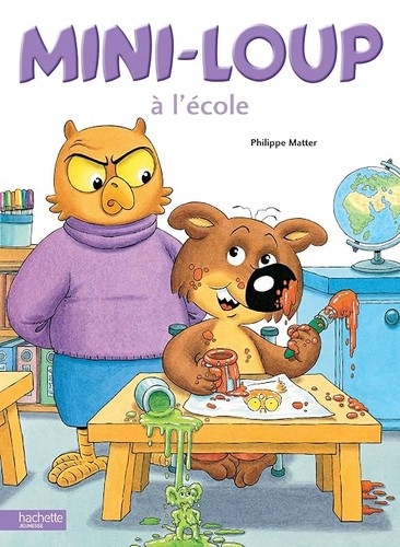 Mini loup école - à,