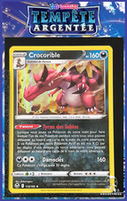 Carte Pokémon Crocorible 113/195 Holo EB12 Tempête Argentée FR