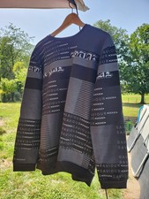 Sweat homme gris et noir imprimé XXL