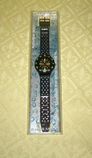 Montre Scuba 200 Swatch 1992 SHAMU BLACK WAVE ***NEUF***