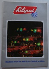 LILIPUT catalogue chemins de fer Ech Ho et Hoe train/wagon/rail Excellent Etat 
