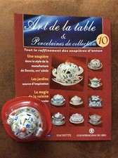 PORCELAINE N°10 ART COLLECTION HACHETTE SOUPIERE MINI STYLE DOCCIA XVIII SIÈCLE 