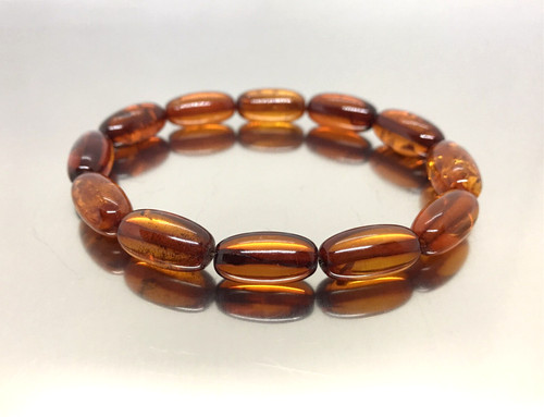 Bracelet ambre cadeau olive - bracelet,