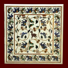 18 " Marbre Côté Coin Table