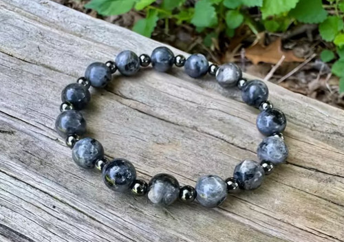 Bracelet perles labradorite - bracelet,