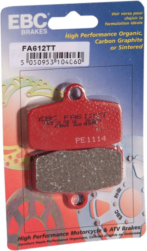 Plaquettes frein avant ebc - plaquettes,