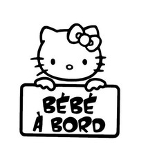 Bébé à bord 5 Sticker