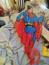 Rare Ancien Cerf Volant Superman 1977