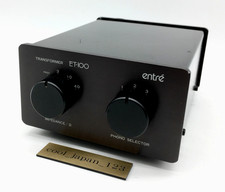 【Testé】 ENTRE ET-100 MC Step Up Transformer Noir Stéréo Phono Cartouche Japon