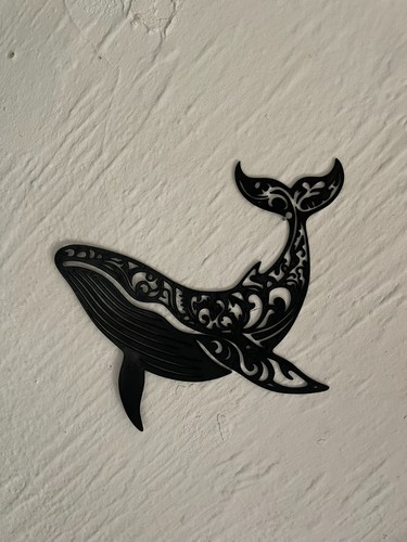 Décoration murale baleine - décoration,