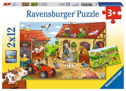 Puzzle enfant puzzles 2x12 p - -,
