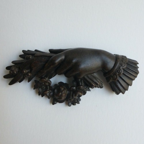 Broche ancienne deuil - broche,