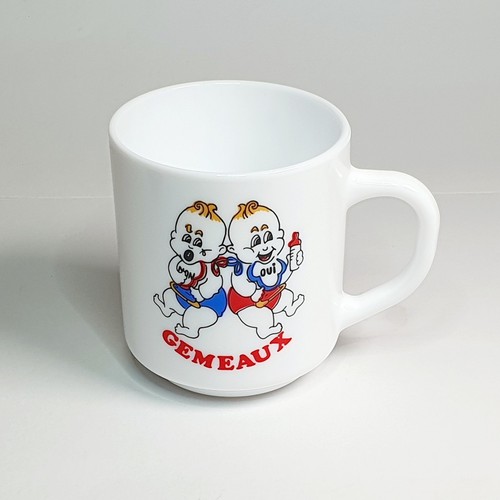 Ancien mug tasse gémeaux - ancien,