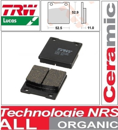 Jeu plaquette frein avant - plaquette,
