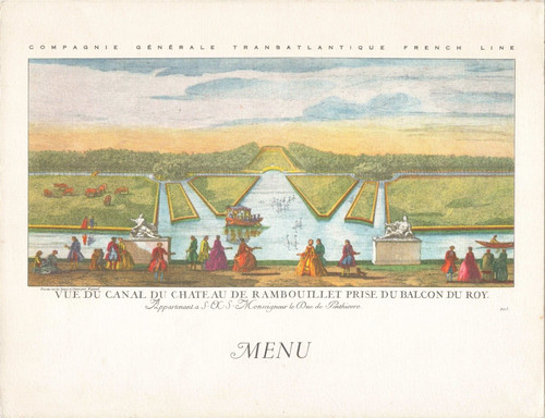 Vieux papier menu cie - vieux,