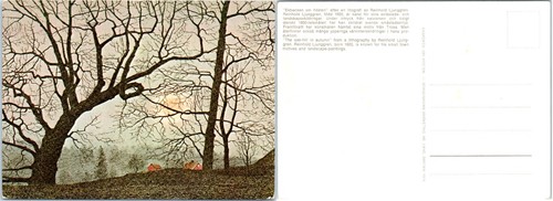 Vintage postcard ekbacken - vintage,