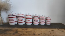 Lot 6 pots Épices émaillés