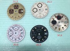 Lot de 5 cadrans vintage pour Valjoux 7765