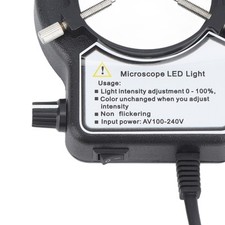 Microscope Anneau Lumineux LED Source Lumineuse Ajustable Accessoire Micros