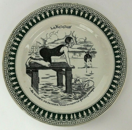 Ancienne assiette parlante - ancienne,
