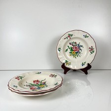 Set de 3 assiettes creuses vintage KG Lunéville “Réverbère” années 1950
