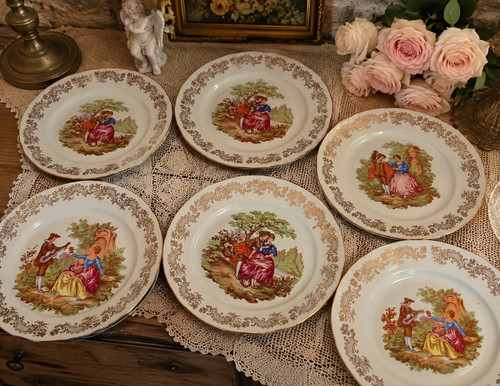 Lot assiettes creuse - de,