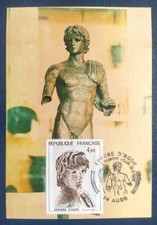 Carte Maximum Premier Jour Timbre L' Éphèbe d'Agde N° 2210 Oblitéré Agde 1982