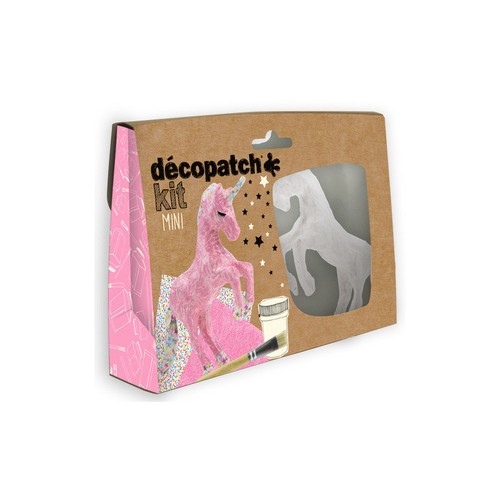 Mini kit décopatch licorne - kit,