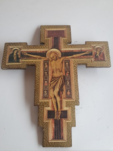 Croix crucifix bois style - croix,