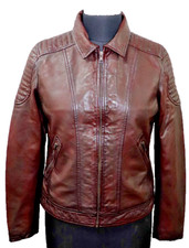 Femmes Veste en Cuir