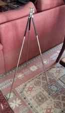 Trépied appareil photo vintage japonais + étui en cuir d'origine. 1950's