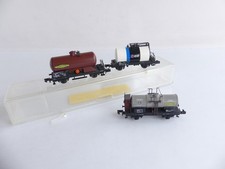 DIVERS N 1:160 / 3 WAGONS CITERNE A ESSIEUX DON T 2 SNCF