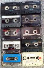 10 K7 audio Vierges 60 mn