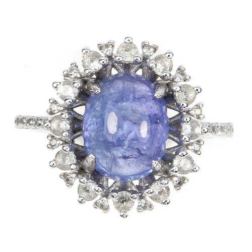 925 bague argent ovale - 925,