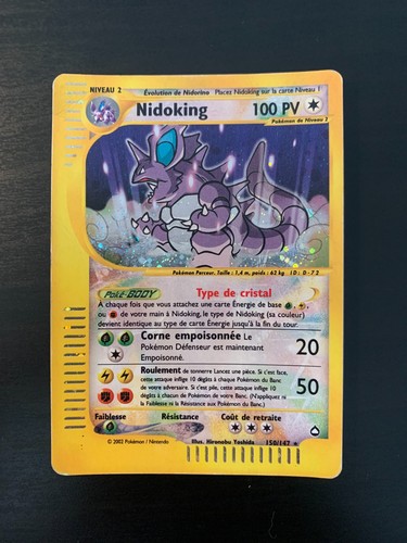 Carte pokémon nidoking - carte,