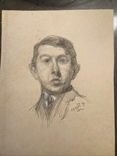 Dessin Original Fusain signé