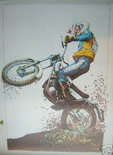 Affiche SERRE Moto 55x75