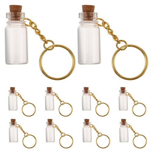 10 Pcs Porte-clés Mini
