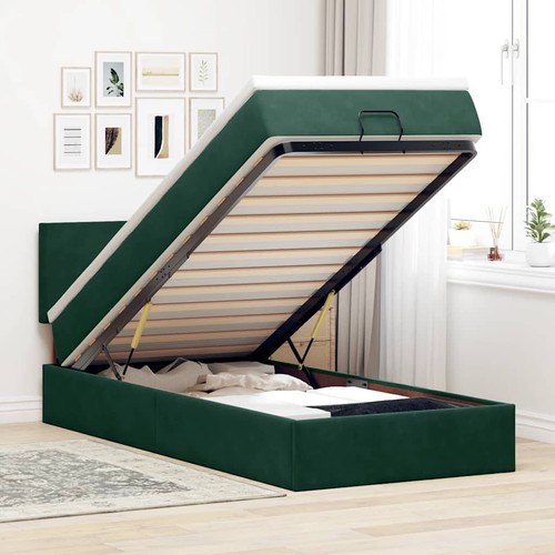 Lit coffre avec matelas - et, led