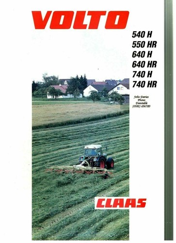 Claas volto rotary - rotary, tedders