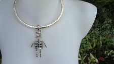 RARE moderniste Collier BICHE