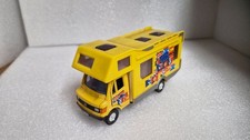 Hongwell - Mercedes-Benz 307 Camping-Car capucine "European flag" jaune 1:43 SB
