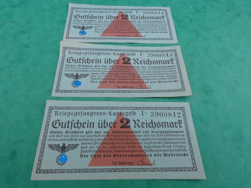 Ww2 ancien billets reichmark - billets, 2