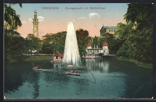 Dresde étang chenil avec - étang,