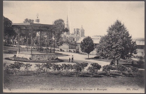 Guingamp jardin public le - public,