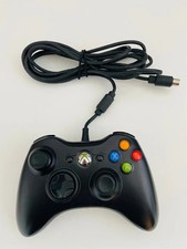 Manette Xbox 360 Filaire Officielle Microsoft – Noire – Sans embout USB Games