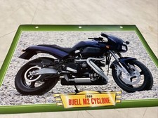 Buell 1200 M2 Cyclone 2000 fiche carte moto passion collection Atlas