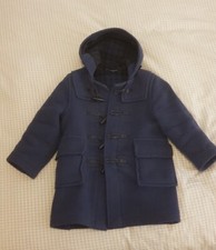 Manteau duffle coat enfant Montgomery bleu indigo - taille 4/6 ans - unisexe